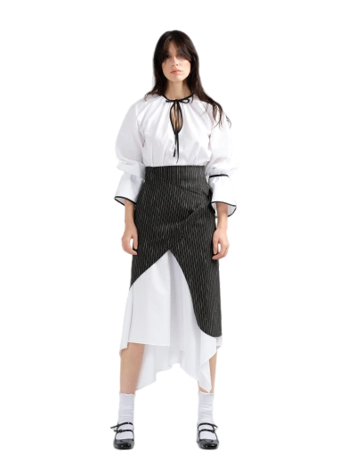 Divalo Nami Asymmetrical Skirt In Multi