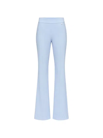 Divedivine Urbino High-waisted Flared Trousers In Blue