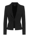 Divedivine Woman Blazer Black Size 10 Nylon, Elastane
