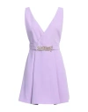 Divedivine Woman Mini Dress Mauve Size 8 Polyester In Purple
