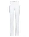 Divedivine Woman Pants White Size 8 Polyester, Elastane