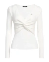 Divedivine Woman Sweater White Size L Viscose, Polyester, Polyamide