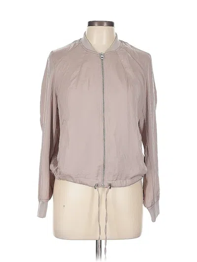 Pre-owned Divided By H&m 3/4 Sleeve Blouse In Brown