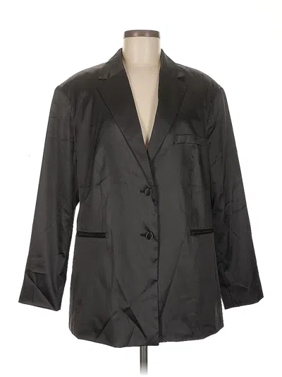 Pre-owned Divided By H&m Blazer Jacket In Black