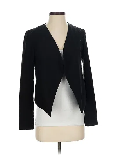Pre-owned Divided By H&m Blazer Jacket In Black