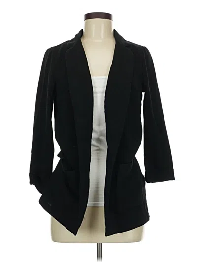 Pre-owned Divided By H&m Blazer Jacket In Black
