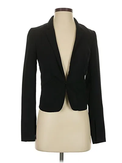 Pre-owned Divided By H&m Blazer Jacket In Black