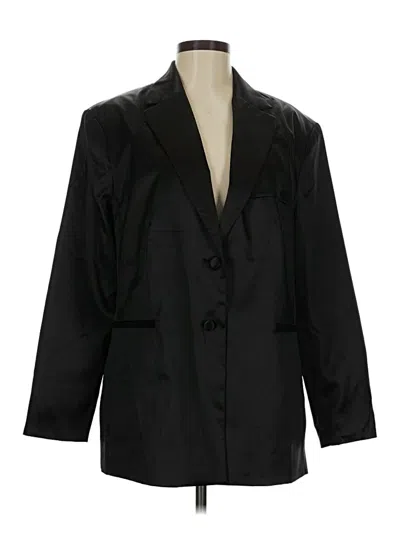 Pre-owned Divided By H&m Blazer Jacket In Black