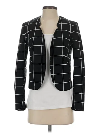 Pre-owned Divided By H&m Blazer Jacket In Black