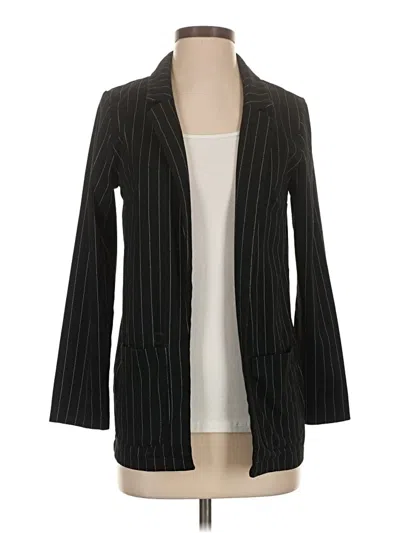 Pre-owned Divided By H&m Blazer Jacket In Black