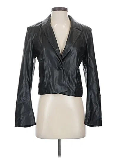 Pre-owned Divided By H&m Blazer Jacket In Black