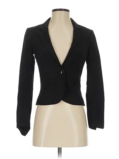 Pre-owned Divided By H&m Blazer Jacket In Black