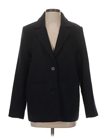 Pre-owned Divided By H&m Blazer Jacket In Black