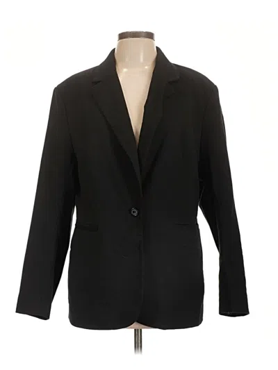 Pre-owned Divided By H&m Blazer Jacket In Black