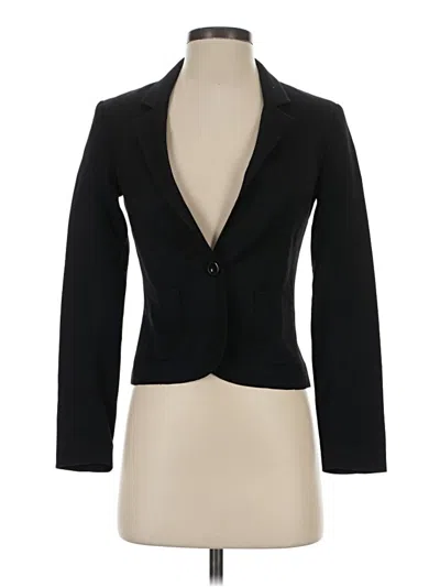 Pre-owned Divided By H&m Blazer Jacket In Black