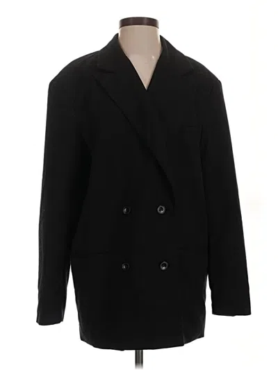 Pre-owned Divided By H&m Blazer Jacket In Black