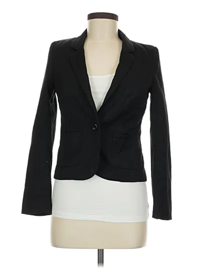 Pre-owned Divided By H&m Blazer Jacket In Black
