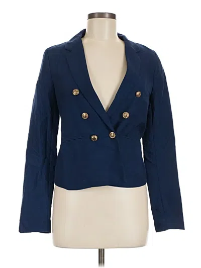 Pre-owned Divided By H&m Blazer Jacket In Blue