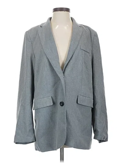 Pre-owned Divided By H&m Blazer Jacket In Gray