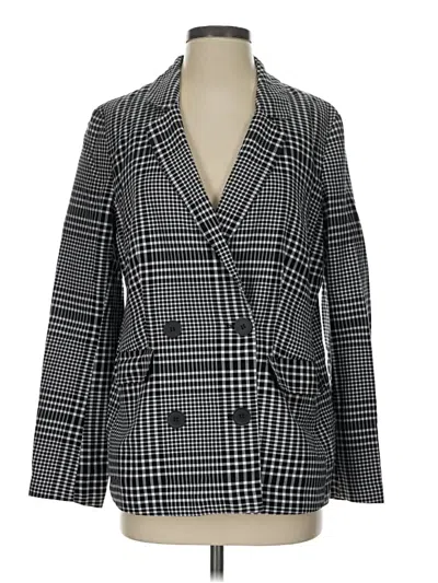 Pre-owned Divided By H&m Blazer Jacket In Gray