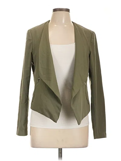 Pre-owned Divided By H&m Blazer Jacket In Green
