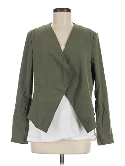 Pre-owned Divided By H&m Blazer Jacket In Green