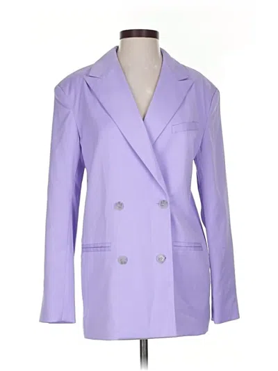 Pre-owned Divided By H&m Blazer Jacket In Purple