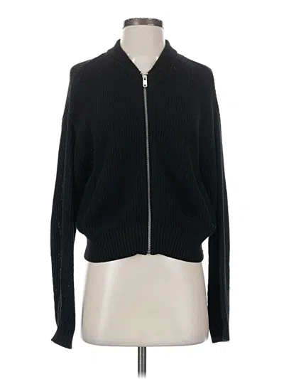 Pre-owned Divided By H&m Cardigan Sweater In Black