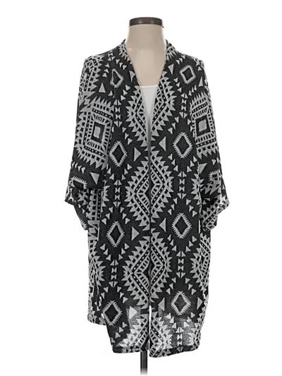 Pre-owned Divided By H&m Cardigan Sweater In Black