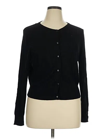 Pre-owned Divided By H&m Cardigan Sweater In Black