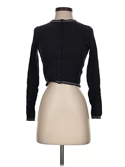 Pre-owned Divided By H&m Cardigan Sweater In Black