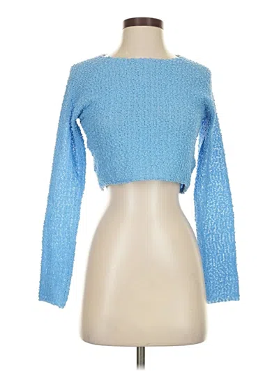 Pre-owned Divided By H&m Cardigan Sweater In Blue