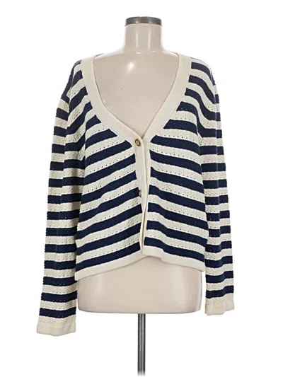 Pre-owned Divided By H&m Cardigan Sweater In Blue