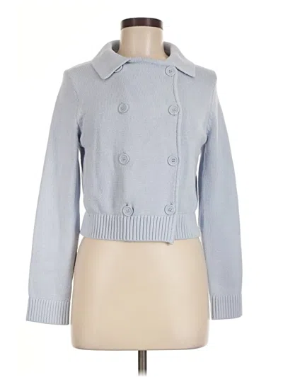 Pre-owned Divided By H&m Cardigan Sweater In Blue