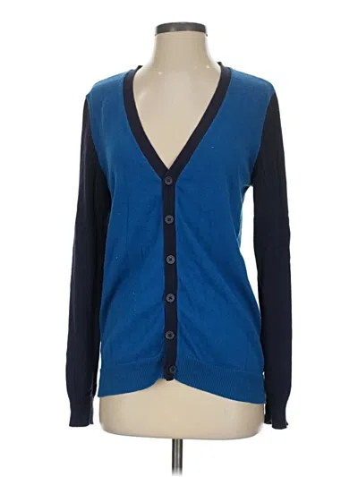 Pre-owned Divided By H&m Cardigan Sweater In Blue