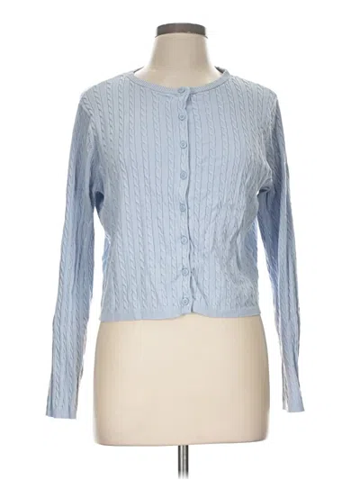 Pre-owned Divided By H&m Cardigan Sweater In Blue