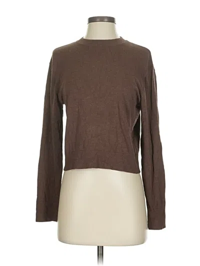 Pre-owned Divided By H&m Cardigan Sweater In Brown