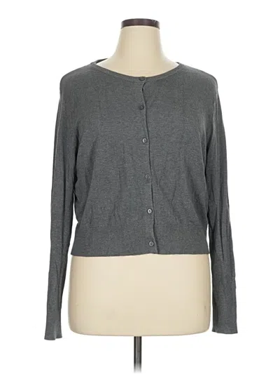 Pre-owned Divided By H&m Cardigan Sweater In Gray