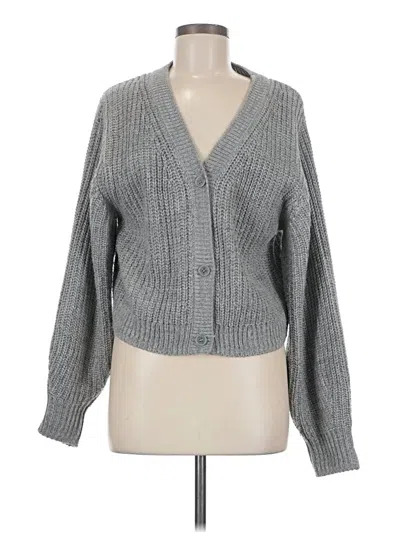 Pre-owned Divided By H&m Cardigan Sweater In Gray