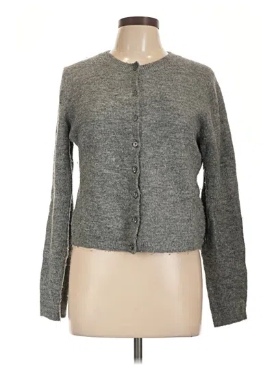 Pre-owned Divided By H&m Cardigan Sweater In Gray