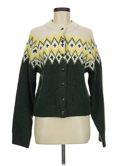 Pre-owned Divided By H&m Cardigan Sweater In Green