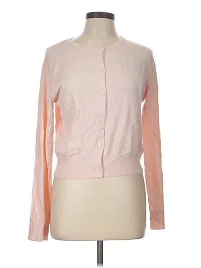 Pre-owned Divided By H&m Cardigan Sweater In Pink