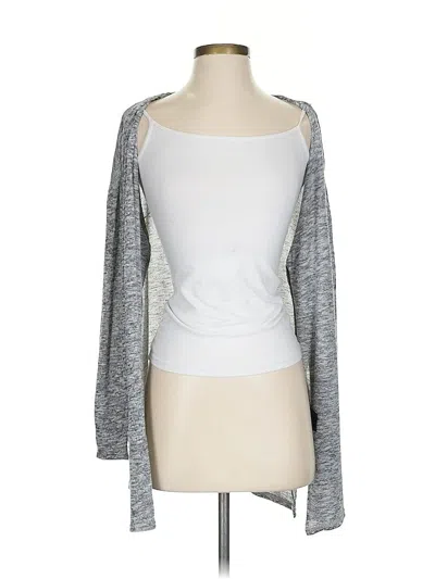 Pre-owned Divided By H&m Cardigan Sweater In Silver