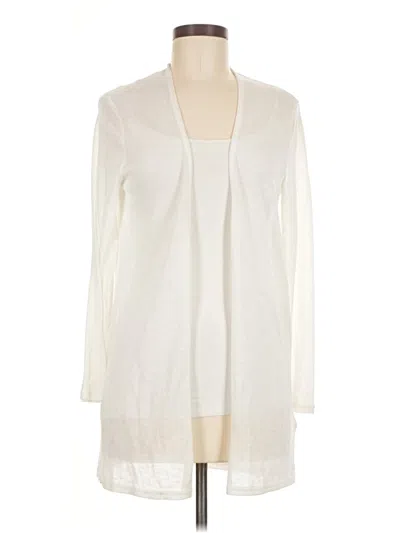 Pre-owned Divided By H&m Cardigan Sweater In White