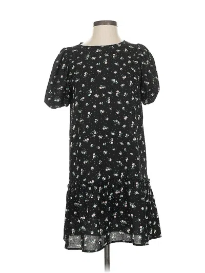Pre-owned Divided By H&m Casual Dress In Black
