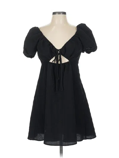 Pre-owned Divided By H&m Casual Dress In Black