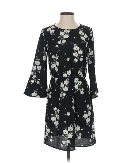 Pre-owned Divided By H&m Casual Dress In Black