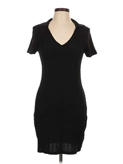 Pre-owned Divided By H&m Casual Dress In Black