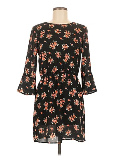 Pre-owned Divided By H&m Casual Dress In Black