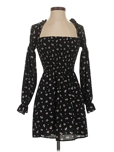 Pre-owned Divided By H&m Casual Dress In Black